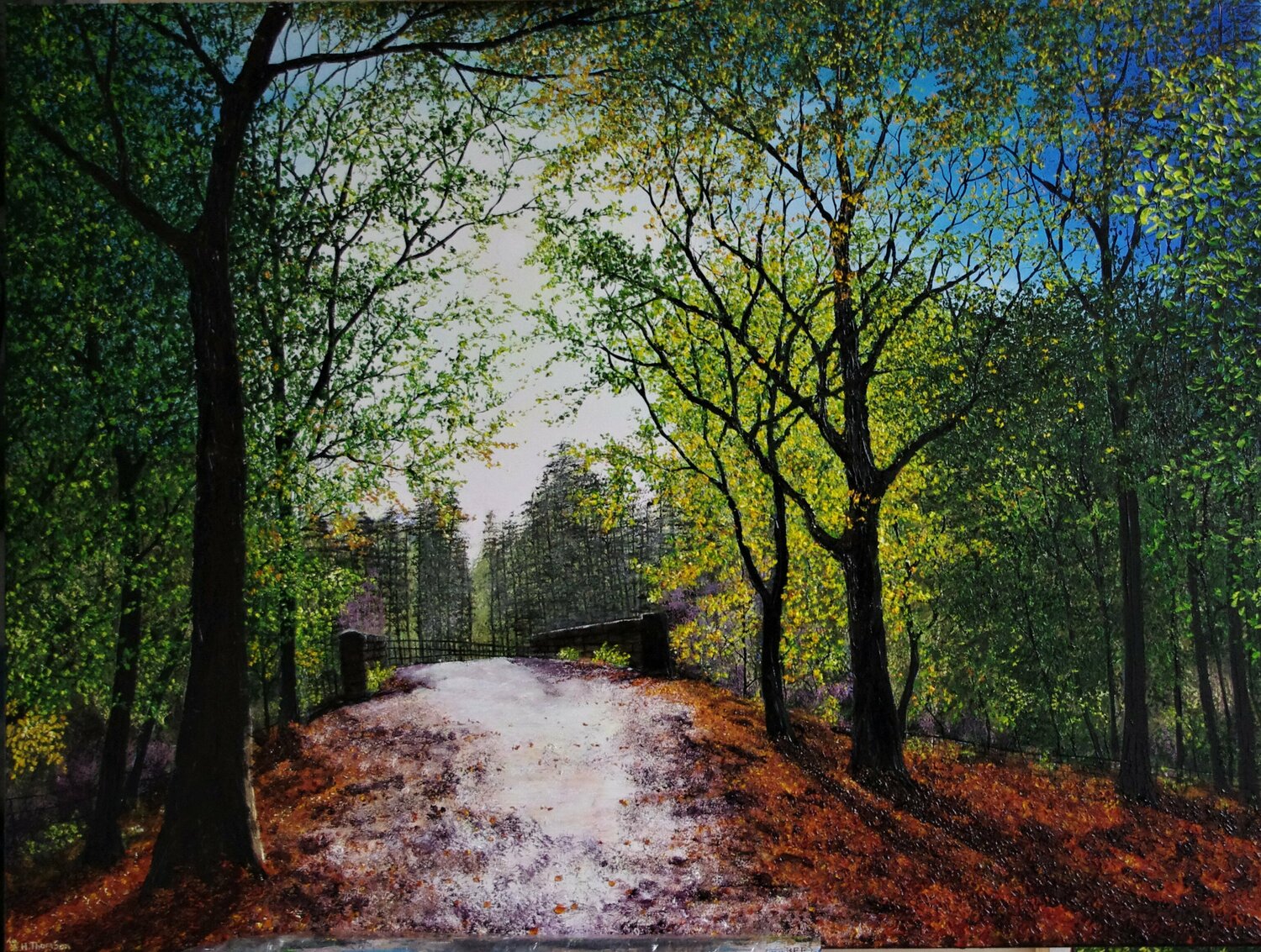 Bridge Through Delamere Forest Hazel Thomson