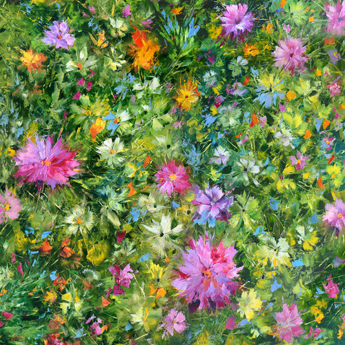 Azure sweet fragrance van Dmitry Spiros, Schilderij te koop op Singulart