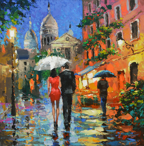 Rainy evening in August Dmitry Spiros