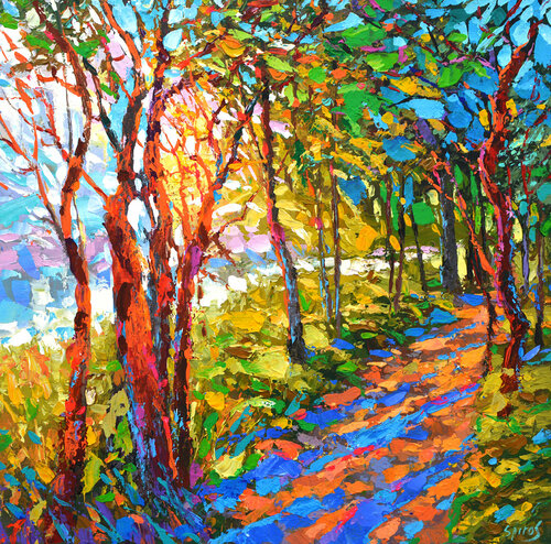 Velvet sunset van Dmitry Spiros, Schilderij te koop op Singulart