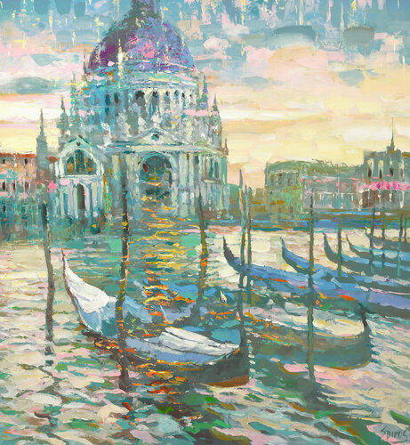 Foggy morning by Dmitry Spiros, Painting for Sale on Singulart