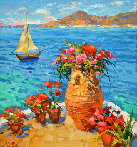 "Sunny day" par Dmitry Spiros, Peinture en vente sur Singulart