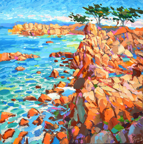 "Rocky coast" di Dmitry Spiros, Pittura in vendita su Singulart