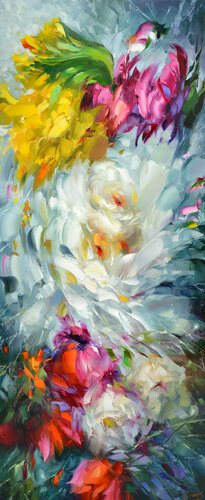 In premonition of sublimation di Dmitry Spiros, Pittura in vendita su Singulart