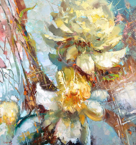 Flowers composition #4 von Dmitry Spiros, Malerei kaufen auf Singulart