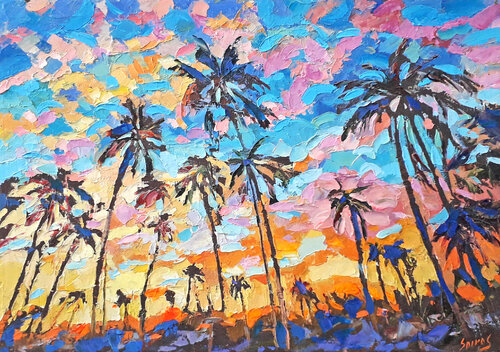 "Orange sunset" Dmitry Spiros