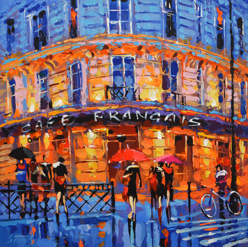 Passers 3 by Dmitry Spiros, Painting for Sale on Singulart