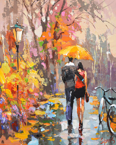 Autumn day par Dmitry Spiros, Peinture en vente sur Singulart