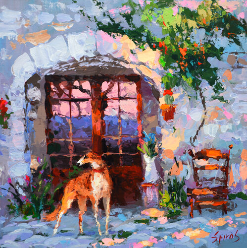 Velvet sunset 2 par Dmitry Spiros, Peinture en vente sur Singulart