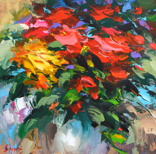 Roses 3 di Dmitry Spiros, Pittura in vendita su Singulart