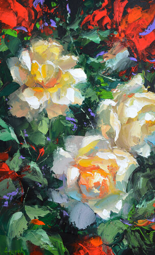Roses inspiration #1 von Dmitry Spiros, Malerei kaufen auf Singulart