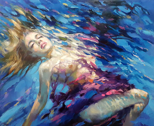 Beyond the edge of silence von Dmitry Spiros, Malerei kaufen auf Singulart