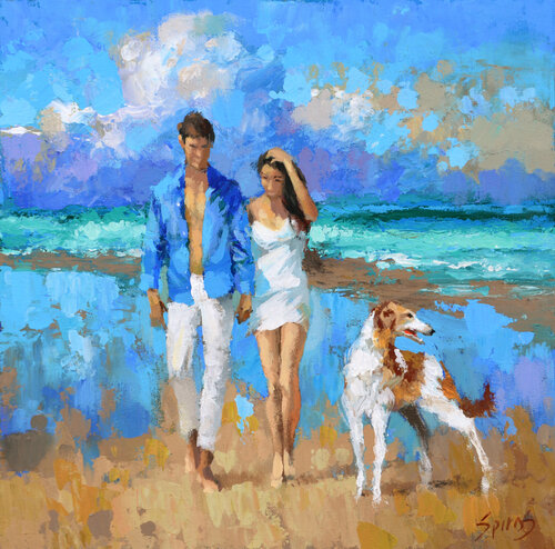 Summer rendezvous 2 von Dmitry Spiros, Malerei kaufen auf Singulart