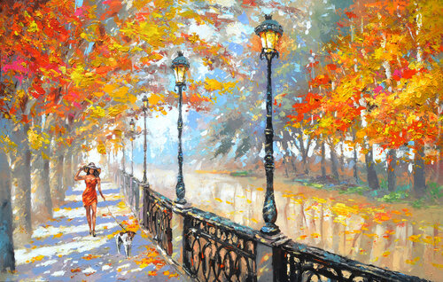 Autumn di Dmitry Spiros, Pittura in vendita su Singulart