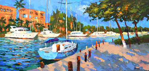 The first rays of the morning ,Puerto Aventura, Mexico Dmitry Spiros