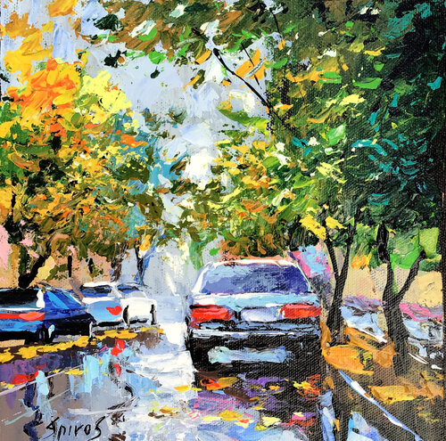 Autumn etude van Dmitry Spiros, Schilderij te koop op Singulart