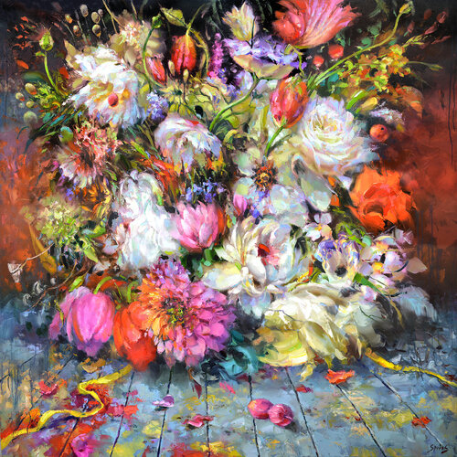 Premonition of diffusion by Dmitry Spiros, Painting for Sale on Singulart
