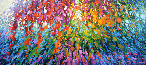 Autumn emeralds di Dmitry Spiros, Pittura in vendita su Singulart