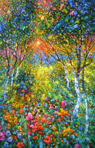 Summer shadows di Dmitry Spiros, Pittura in vendita su Singulart