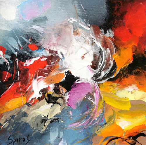 Abstract flowers 3 von Dmitry Spiros, Malerei kaufen auf Singulart