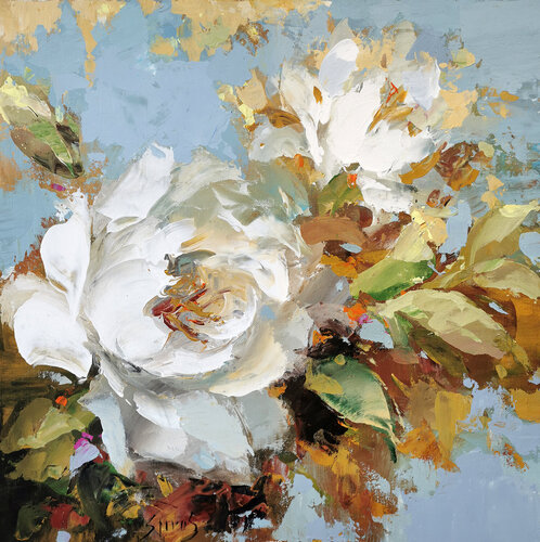 Abstract flowers 13 von Dmitry Spiros, Malerei kaufen auf Singulart