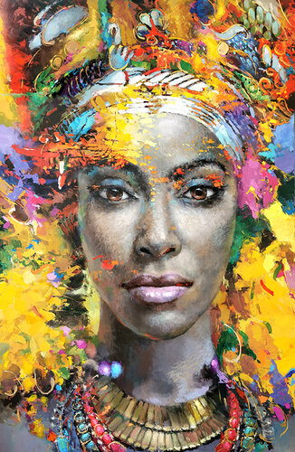 Naomy par Dmitry Spiros, Peinture en vente sur Singulart