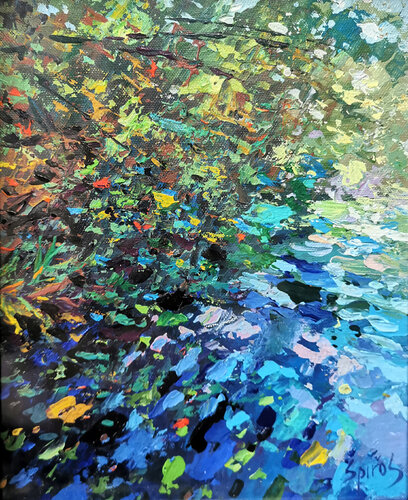 In the shade of the bushes von Dmitry Spiros, Malerei kaufen auf Singulart
