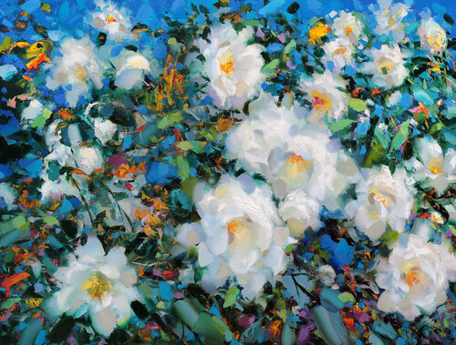 Spring tree 2 by Dmitry Spiros, Painting for Sale on Singulart