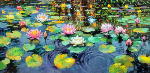 Old pond 2 by Dmitry Spiros, 회화 for Sale on Singulart