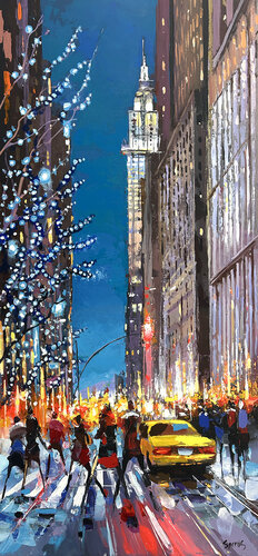 Midnight City Pulse 3 di Dmitry Spiros, Pittura in vendita su Singulart