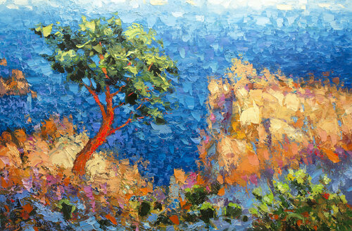 Lone pine von Dmitry Spiros, Malerei kaufen auf Singulart