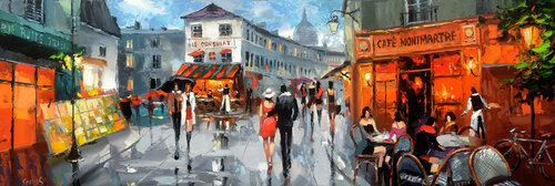 Rainy Montmartre Dmitry Spiros