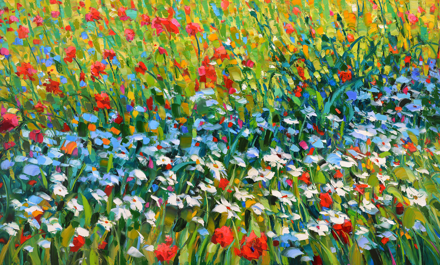 Summer meadows with chamomile Dmitry Spiros
