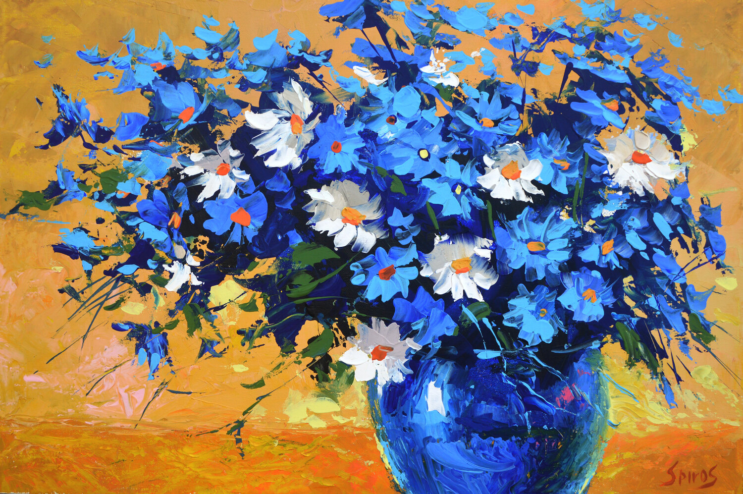 Bouquet Of Cornflowers Dmitry Spiros