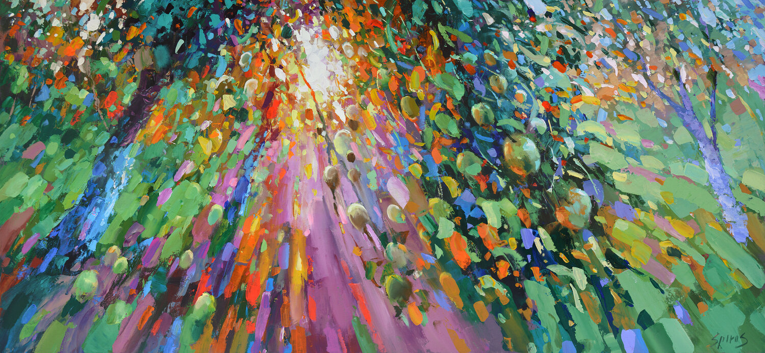 Emerald apple orchard Dmitry Spiros