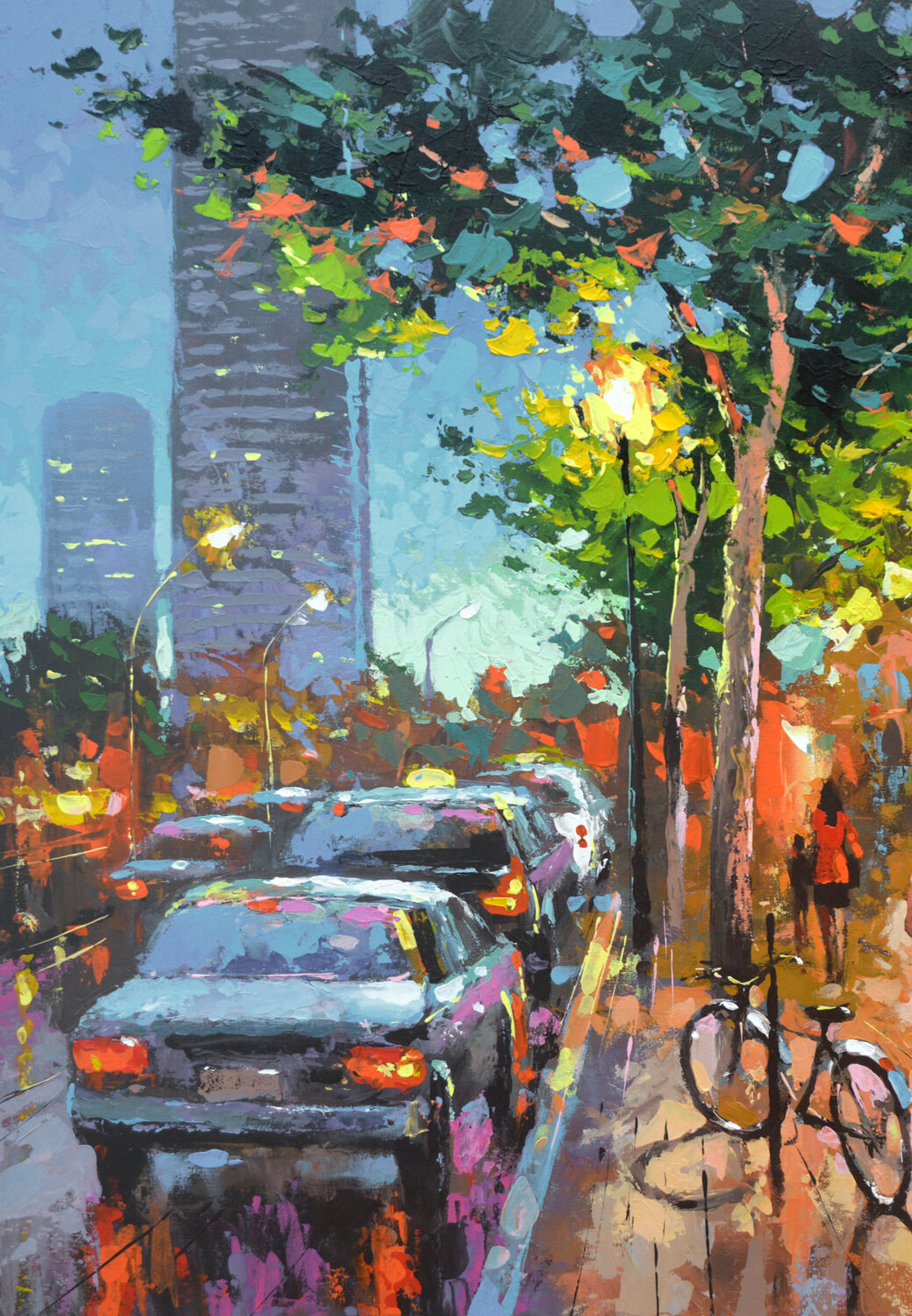 The smell of the past day Dmitry Spiros Originalgemälde zu verkaufen