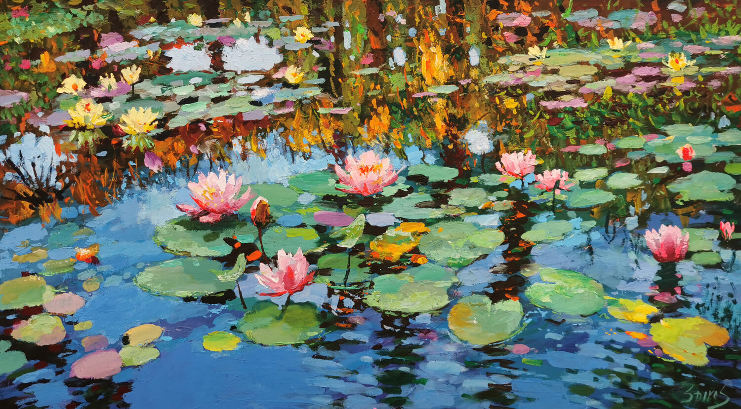 Blooming water lilies 2 Dmitry Spiros