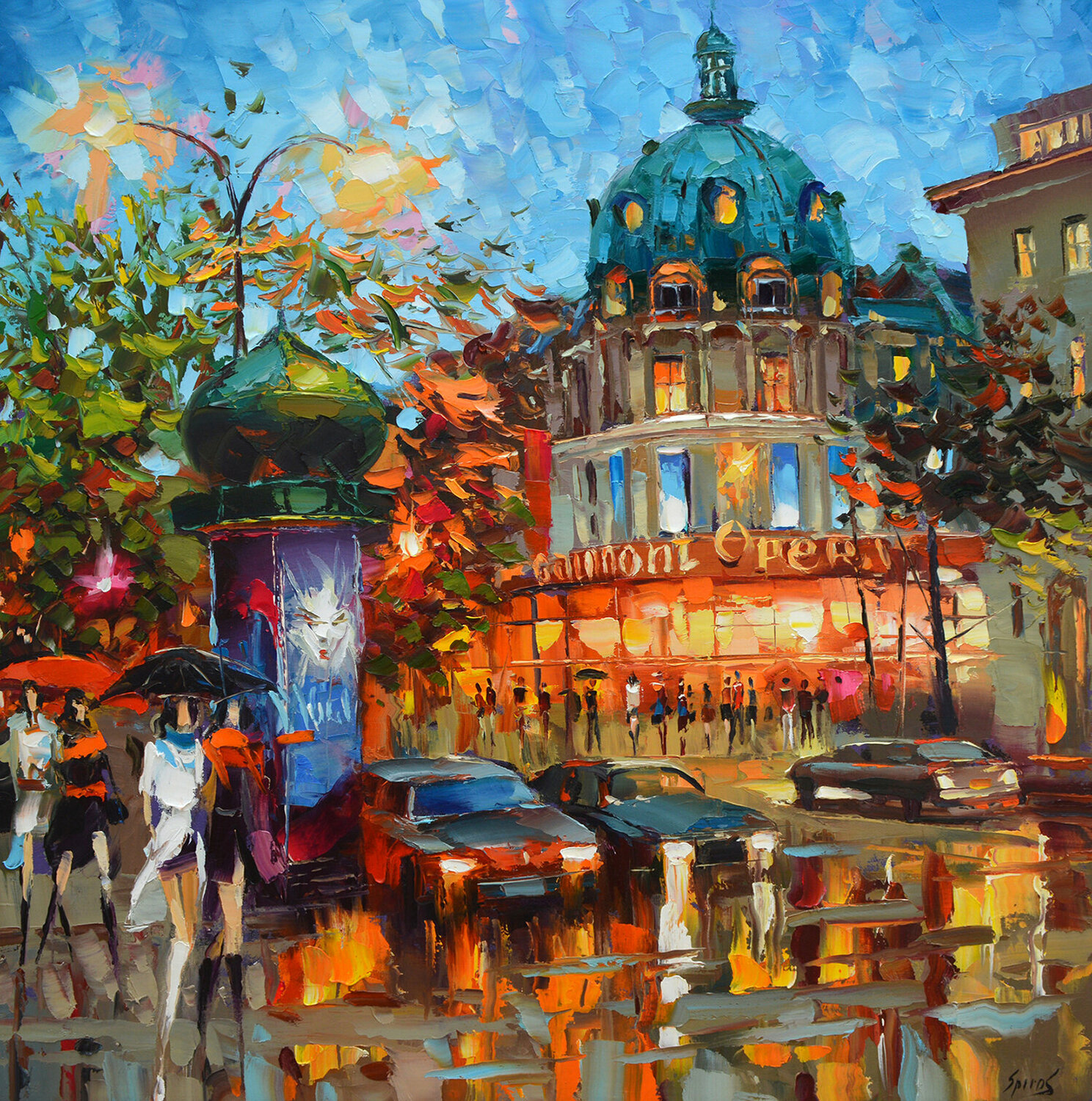 Evening, Boulevard des Capucines Dmitry Spiros