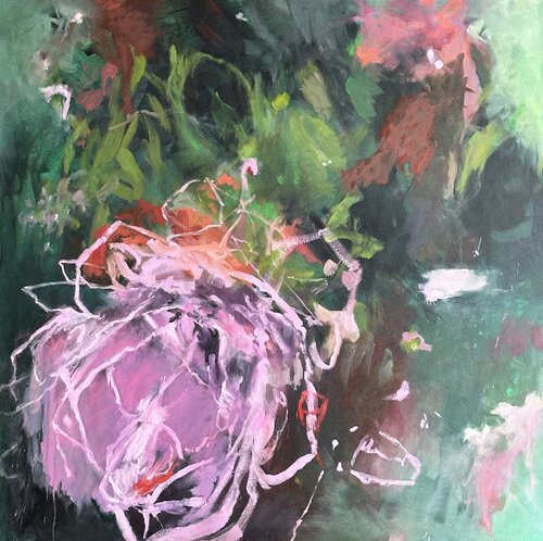 Whispers of bliss von Susan Greeff, Malerei kaufen auf Singulart