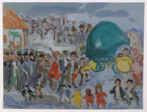 Pou Stempheniou de Cholen Aleikhem 9 by Mané-Katz, 인쇄 for Sale on Singulart