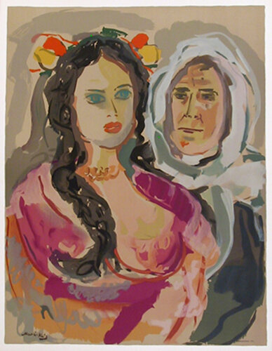 Pou Stempheniou de Cholen Aleikhem 3 by Mané-Katz, Print for Sale on Singulart