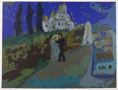 Pou Stempheniou de Cholen Aleikhem 2 by Mané-Katz, 인쇄 for Sale on Singulart