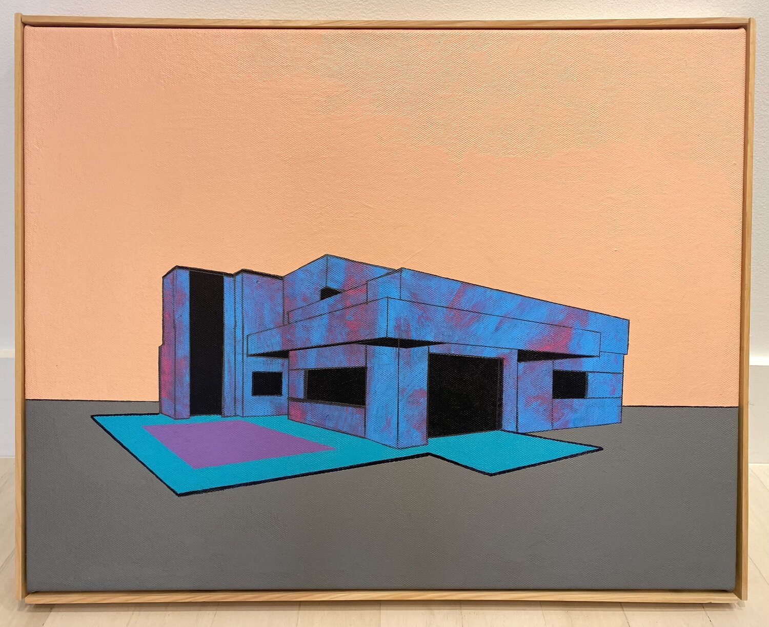 Deconstructed Architecture LT-02-20 Lee Tal Dipinto originale in vendita