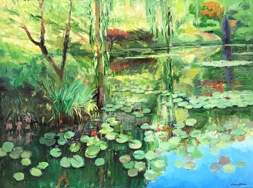 Stillwater van Arun Prem, Schilderij te koop op Singulart