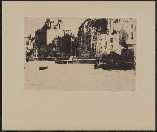 Chelsea Palaces (black-and-white version) by Theodore Roussel, 인쇄 for Sale on Singulart