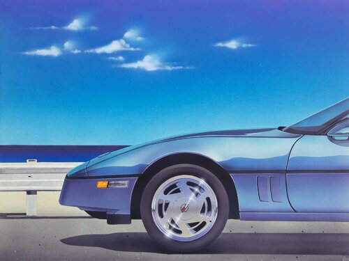 Corvette par Bern Foster, Œuvre sur papier en vente sur Singulart