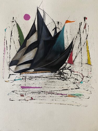 Windward Entanglement par Carmen CARPENA, Peinture en vente sur Singulart