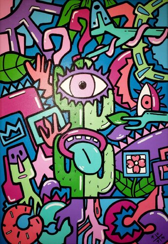 What this plant? by Rom 1, Painting for Sale on Singulart