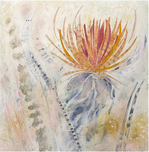 Flower Study 1 van Meghan DeRoma, Schilderij te koop op Singulart