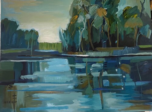 Nature Secret is Patience di SHALLA JAVID, Pittura in vendita su Singulart